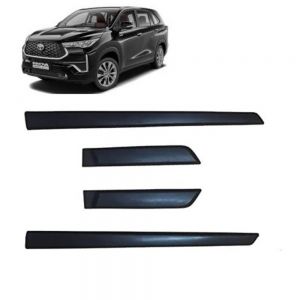 Side Door Beading Door Protector Accessories for Innova Hycross Black